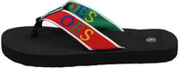 Order Of The Eastern Star Flip Flops In Draw String Shoe Bag [Black]