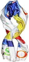 Order Of The Eastern Star Satin Scarf With Box [White]