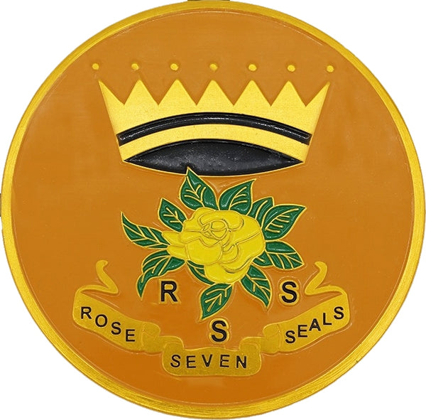 Rose Of The Seven Seals Car Emblem [Gold]