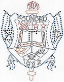 Sigma Gamma Rho Shield Studstone Heat Transfer [Blue]