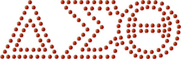 Delta Sigma Theta Letters Studstone Heat Transfer [Red]