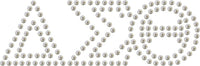 Delta Sigma Theta Letters Studstone Heat Transfer [Silver]