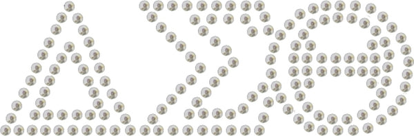 Delta Sigma Theta Letters Studstone Heat Transfer [Silver]