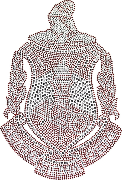Delta Sigma Theta Studstone Crest Heat Transfer [Red]