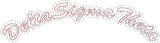 Delta Sigma Theta Studstone Rocker Heat Transfer [Red]