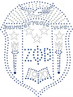 Zeta Phi Beta Studstone Crest Heat Transfer [Blue]
