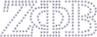 Zeta Phi Beta Letters Studstone Heat Transfer [Silver]