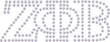 Zeta Phi Beta Letters Studstone Heat Transfer [Silver]