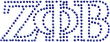 Zeta Phi Beta Letters Studstone Heat Transfer [Blue]