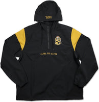 Big Boy Alpha Phi Alpha Divine 9 S1 Anorak Mens Jacket [Black]