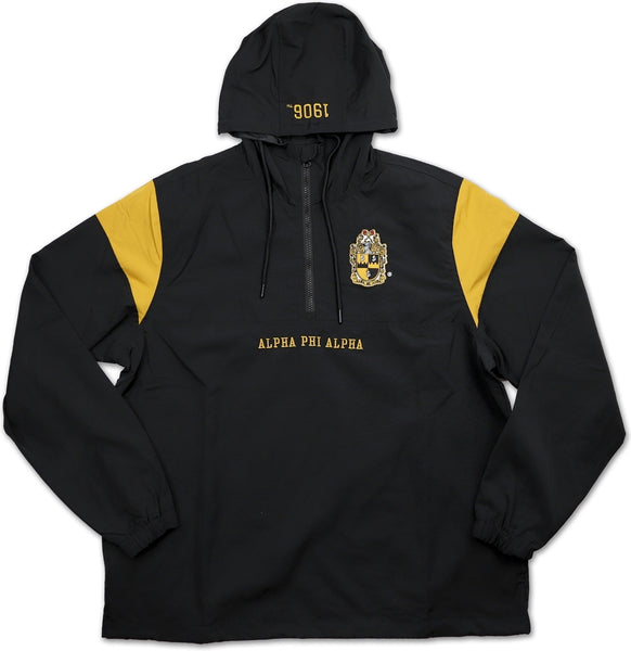 Big Boy Alpha Phi Alpha Divine 9 S1 Anorak Mens Jacket [Black]