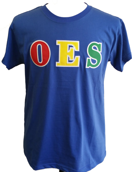 Buffalo Dallas Eastern Star Embroidered T-Shirt [Short Sleeve - Blue]