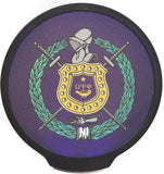 Omega Psi Phi LED Car Badge [Purple]