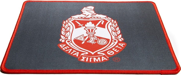 Delta Sigma Theta Hemmed Mouse Pad [Grey]