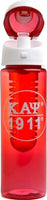 Kappa Alpha Psi Water Bottle w/Fruit-Infuser [Clear - 24 oz.]