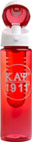 Kappa Alpha Psi Water Bottle w/Fruit-Infuser [Clear - 24 oz.]