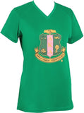 Alpha Kappa Alpha Performance Womens Tee [Green]