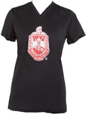 Delta Sigma Theta Performance Womens Tee [Black]