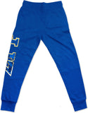 Big Boy Sigma Gamma Rho Divine 9 Sequin Womens Jogger Sweatpants [Royal Blue]