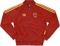 Big Boy Tuskegee Golden Tigers S2 Mens Jogging Suit Jacket [Crimson Red]