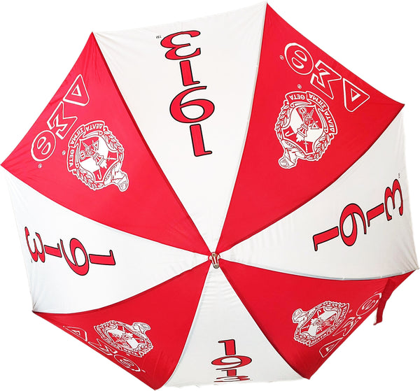 Delta Sigma Theta Jumbo Umbrella [Red/White]