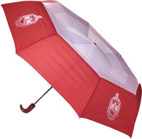 Delta Sigma Theta Large Hurricane Umbrella [Red/White]