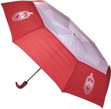 Delta Sigma Theta Large Hurricane Umbrella [Red/White]