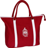 Delta Sigma Theta Canvas Tote Bag [Red]