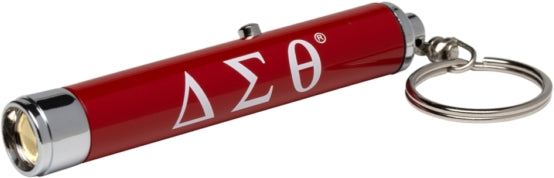 Delta Sigma Theta Projection Torch Light Key Ring [Red]