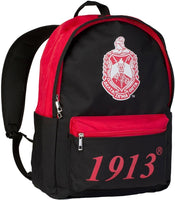 Delta Sigma Theta USB Port Backpack [Black]