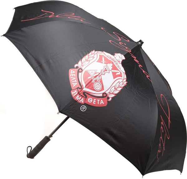 Delta Sigma Theta Large Inverted Umbrella [Black]