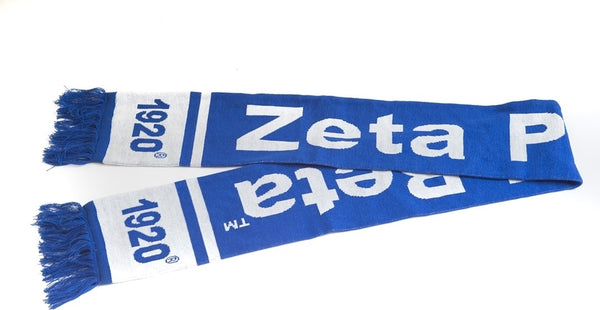 Zeta Phi Beta Knit Scarf [Blue]