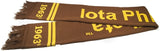 Iota Phi Theta Knit Scarf [Brown]