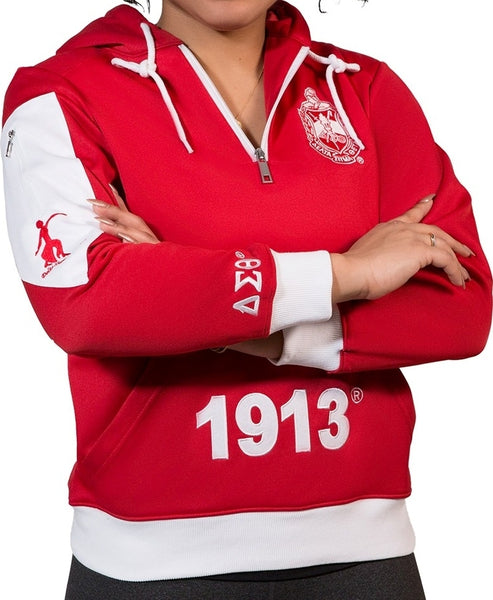 Delta Sigma Theta Elite Hoodie Pullover [Red]