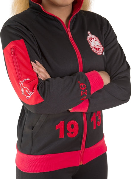 Delta Sigma Theta Elite Track Jacket [Black]