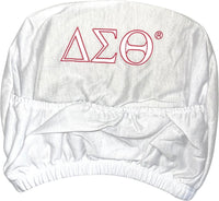 Delta Sigma Theta Car Seat Headrest Cover [White]