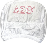 Delta Sigma Theta Car Seat Headrest Cover [White]