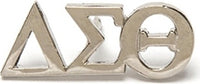 Delta Sigma Theta Classic 3-Letter Lapel Pin [Silver]