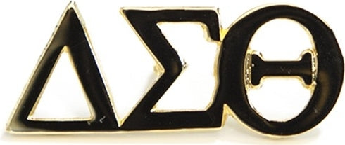 Delta Sigma Theta Classic 3-Letter Lapel Pin [Gold]