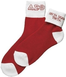 Delta Sigma Theta Ankle Socks [Red]
