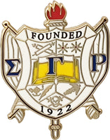 Sigma Gamma Rho Crest Lapel Pin [Gold]