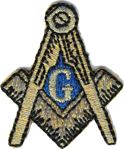 Mason Symbol Iron-On Patch [Gold]