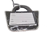 Zeta Phi Beta Purse Shaped Luggage Tag [Blue]