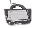 Zeta Phi Beta Purse Shaped Luggage Tag [Blue]