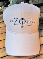 Zeta Phi Beta 5-Star Rhinestud Heat Transfer [Blue]
