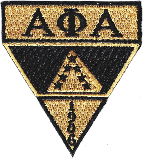 Alpha Phi Alpha Military Style Iron-On Patch [Gold]