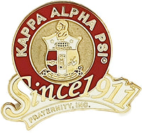 Kappa Alpha Psi Fraternity Inc. Since 1911 Lapel Pin [Gold - 1.125"]