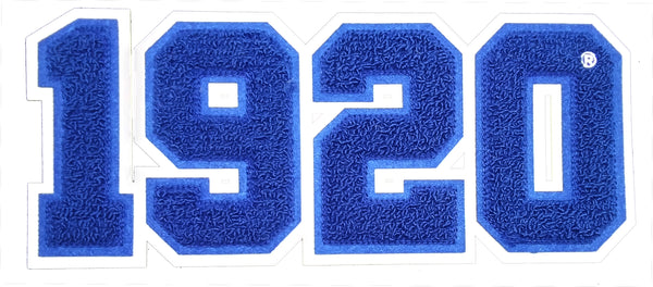 Zeta Phi Beta 1920 Chenille Sew-On Patch [Blue]