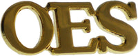 Eastern Star Classic 3-Letter Lapel Pin [Gold]