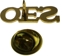 Eastern Star Classic 3-Letter Lapel Pin [Gold]